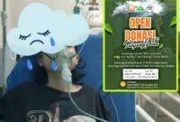 Mira, penserita sakit paru-paru butuh donasi.