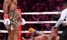 Jake Paul Masuk Rumah Sakit Usai Kalah KO dari Anthony Joshua di Miami