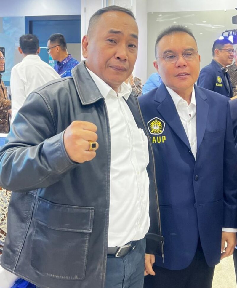 Foto : Ferwinta Zen bersama Sufmi Dasco Wakil Ketua DPR-RI 