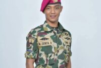 Longsor Cisarua KBB : Anggota TNI asal Kerinci Ikut Menjadi Korban Tanah Longsor di Cisarua. Foto : Alm Pratu Marinir Muhammad Genta Al Akbar mengenakan pakaian TNI Marinir 