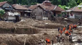 Longsor Bandung Barat : Foto Ist/Net