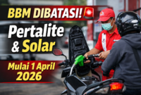 Pembatasan Pertalite dan Solar 2026 di SPBU Indonesia dengan aturan kuota harian BBM subsidi