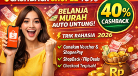 Banyak pengguna Shopee belum tahu cara mendapatkan cashback hingga 40%. Dengan trik sederhana bisa hemat lebih banyak setiap belanja online.