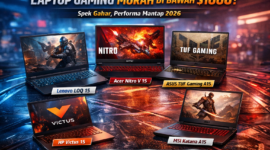rekomendasi laptop di bawah $1000 dengan RTX 4050, RAM 16GB, dan layar 144Hz untuk gaming lancar.
