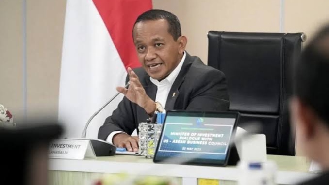 Mentri ESDM Bahlil Lahadalia