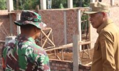 Wawako Azhar Turun Langsung, Cek Progres Gedung Merah Putih di Sungai Penuh