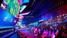 MSC 2026 Mobile Legends tournament stage in Riyadh Esports World Cup with pro players and audience