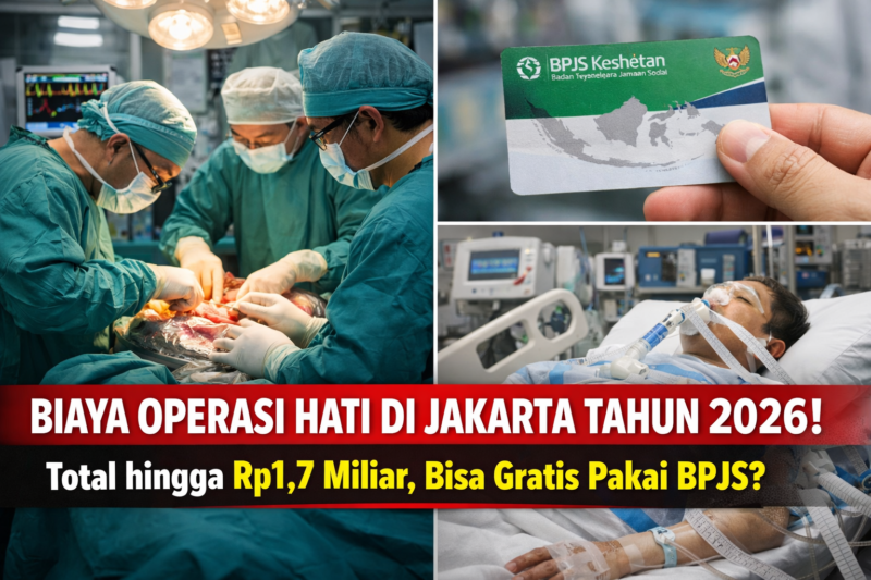 Ilustrasi proses operasi hati di rumah sakit modern di Jakarta, termasuk tindakan transplantasi, penggunaan kartu BPJS Kesehatan, serta perawatan pasien di ruang ICU dengan biaya yang bisa mencapai Rp1,7 miliar. Foto (Ist)