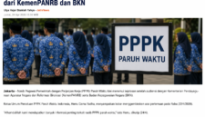 Teks Foto:
PPPK paruh waktu mengikuti apel bersama, sementara pemerintah melalui KemenPANRB dan BKN menyiapkan regulasi baru yang membuka peluang perpanjangan kontrak dan perubahan status menjadi PPPK penuh.