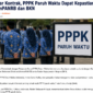 Teks Foto:
PPPK paruh waktu mengikuti apel bersama, sementara pemerintah melalui KemenPANRB dan BKN menyiapkan regulasi baru yang membuka peluang perpanjangan kontrak dan perubahan status menjadi PPPK penuh.