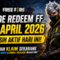 Teks Foto :
Kode Redeem Free Fire terbaru 25 April 2026 masih aktif dan diburu pemain. Segera klaim sekarang sebelum kuota habis untuk шанс mendapatkan diamond gratis, bundle eksklusif, dan skin senjata langka!