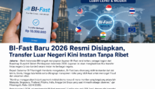 BI-Fast versi baru segera hadir dengan fitur transfer internasional instan, menghubungkan Indonesia ke berbagai negara seperti Singapura, Malaysia, hingga Uni Eropa dengan sistem cepat, aman, dan biaya lebih efisien.