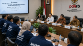 Teks Foto:
Sejumlah perwakilan honorer non-database yang tergabung dalam ANANDA melakukan audiensi dengan KemenPANRB di Jakarta, membahas nasib tenaga non-ASN yang belum terakomodasi dalam skema PPPK dan peluang penataan ASN ke depan.