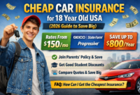 “18 & Paying Too Much for Car Insurance? Save Up to $800/Year Today!