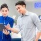 Suasana pelayanan nasabah di kantor cabang PT Bank Rakyat Indonesia (Persero) Tbk yang menjadi gambaran peran frontliner dalam program magang BRILiaN Internship Program 2026.