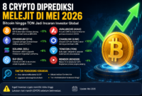 8 Crypto Diprediksi Melejit di Mei 2026
Bitcoin hingga TON Jadi Incaran Investor Global