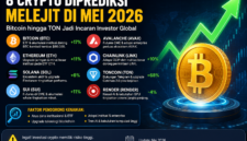 8 Crypto Diprediksi Melejit di Mei 2026
Bitcoin hingga TON Jadi Incaran Investor Global