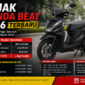 Pajak Honda BeAT 2026 resmi diperbarui dengan kisaran biaya tahunan mulai Rp270 ribuan. Kenaikan tipis ini dipengaruhi oleh penyesuaian nilai kendaraan, namun tetap menjadikan BeAT sebagai motor paling hemat biaya operasional di kelasnya. Pastikan bayar pajak tepat waktu agar terhindar dari denda dan tetap nyaman berkendara setiap hari.