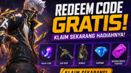 Kode Redeem Free Fire Terbaru Mei 2026
Klaim hadiah gratis FF sebelum kuota habis dan kode expired!