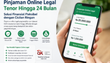 Teks Foto:
Pinjaman Online Legal Tenor Hingga 24 Bulan, Solusi Cicilan Ringan dan Aman Diawasi OJK