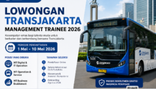 Lowongan Management Trainee 2026 PT Transportasi Jakarta resmi dibuka pada 1–10 Mei 2026, menawarkan peluang karier bagi talenta muda melalui program pengembangan profesional di sektor transportasi publik.
