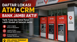 Daftar ATM dan CRM Bank Jambi yang Aktif 2026