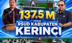 Tender RSUD Kerinci Rp137,5 Miliar Rampung, Monadi Sebut Kado Bahagia untuk Masyarakat