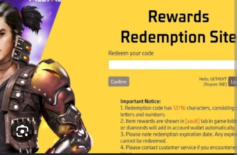 Daftar kode redeem Free Fire terbaru 8 Juni 2026 yang dapat ditukarkan untuk mendapatkan hadiah gratis dari Garena.