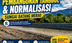 Proyek Pengendalian Banjir Batang Merao Dikebut, Selesai Akhir 2026