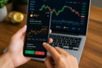 Cara Investasi Bitcoin untuk Pemula Agar Tidak Rugi. Foto : Ilustrasi investor pemula memantau pergerakan harga Bitcoin melalui aplikasi aset kripto. Memahami strategi investasi yang tepat menjadi kunci untuk mengurangi risiko kerugian di tengah volatilitas pasar cryptocurrency.