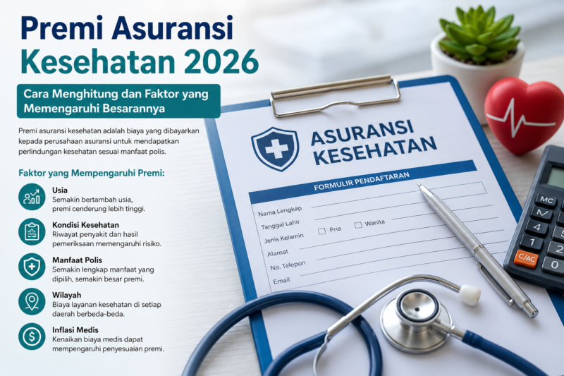 Premi Asuransi Kesehatan 2026 Dipengaruhi Usia, Manfaat Polis, dan Kondisi Kesehatan