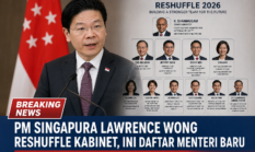 Breaking News: PM Singapura Lawrence Wong Reshuffle Kabinet, Ini Daftar Menteri Baru