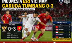 Indonesia Dibantai Vietnam 0-3, Peluang Garuda ke Semifinal Piala AFF 2026 Kini di Ujung Tanduk