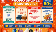 PROMO SHOPEE AGUSTUS 2026 : Diskon Hingga 80% • Voucher Jumbo • Gratis Ongkir