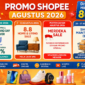 PROMO SHOPEE AGUSTUS 2026 : Diskon Hingga 80% • Voucher Jumbo • Gratis Ongkir