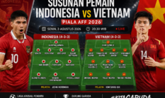 Susunan Pemain Indonesia vs Vietnam, Mitchell Baker Kembali Jadi Andalan Garuda