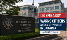 US Embassy Warns Citizens Ahead of Jakarta Protest on August 27, 2026