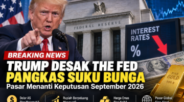 Trump Desak The Fed Pangkas Suku Bunga, Pasar Menanti Keputusan September 2026