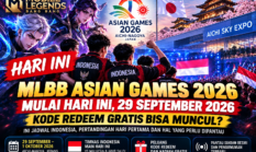 MLBB Asian Games 2026 Mulai Hari Ini, Kode Redeem Gratis Bisa Muncul? Ini yang Perlu Dipantau