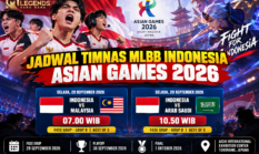 Jadwal Turnamen MLBB 29 September 2026: Indonesia vs Malaysia dan Arab Saudi, Cek Jam Main serta Live Streaming