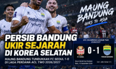 Persib Bandung Ukir Sejarah di Korea Selatan, FC Seoul Tumbang 0-1