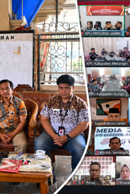 KPU Kota Sungai Penuh Ikuti Persiapan Launching Transformasi Media Sosial JDIH se-Provinsi Jambi