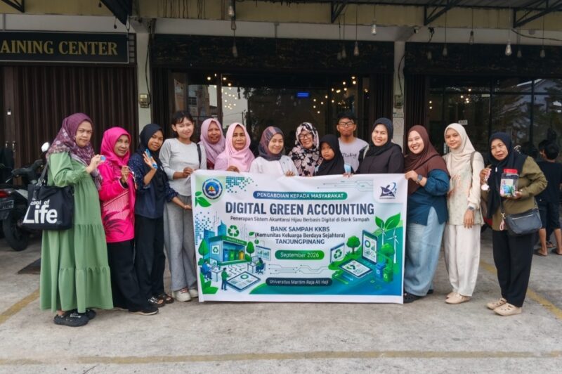 Bank Sampah KKBS Tanjungpinang menerapkan Digital Green Accounting untuk mencatat nilai ekonomi sekaligus kontribusi lingkungan dari pengelolaan sampah.